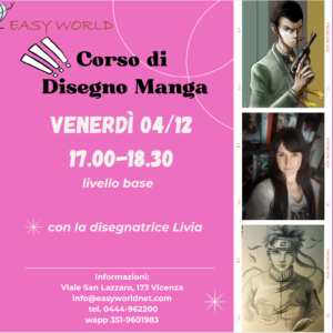 WORKSHOP e CORSO DISEGNO MANGA BASE WORKSHOP e CORSO DISEGNO MANGA BASE