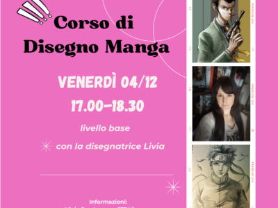 WORKSHOP e CORSO DISEGNO MANGA BASE
