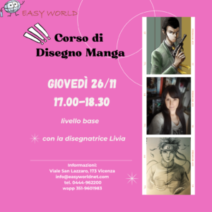 WORKSHOP e CORSO DISEGNO MANGA BASE WORKSHOP e CORSO DISEGNO MANGA BASE